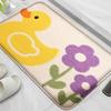 Schattige Gele Eend Badmat Antislip Vloermat Cartoon Schattige Badkamermat Douche, Wasruimte, Entree Mat