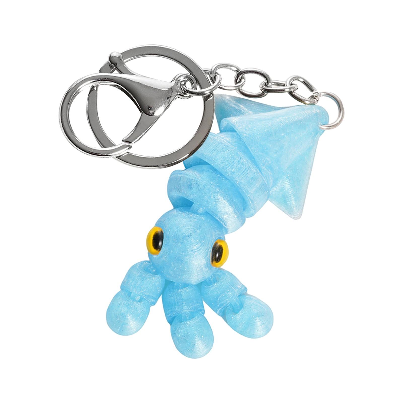 

3D-печатный милый трехмерный брелок для ключей школьный рюкзак маленький кулон подарок маленький орнамент One Size винный