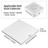 Nail Dust Collector Filter Replacement For 120W Nail Dust Collector, Brushless Nail Dust Extractor Filter Vacuum Cleaner Filter