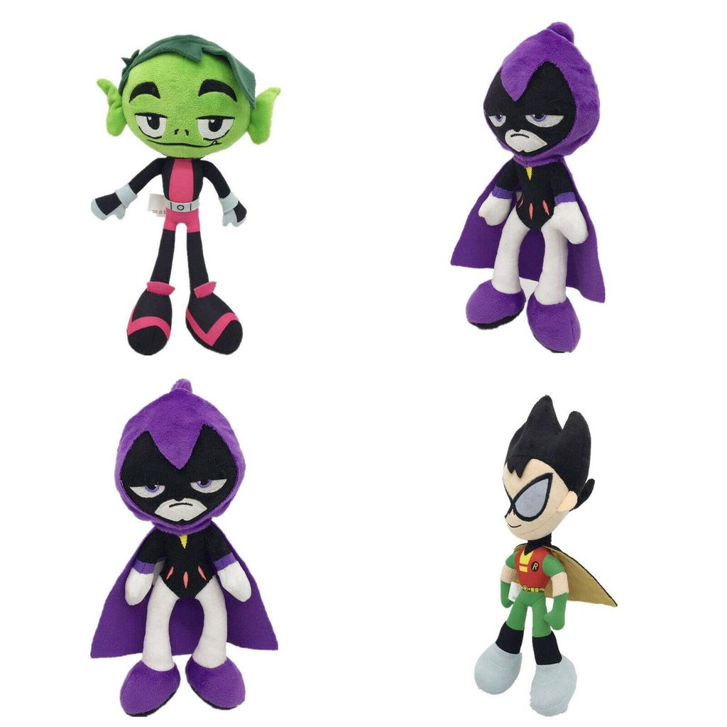 Charming 10-inch Teen Titans Go Plush Toy With Robin Beast Boy Starfire For Young Collectors
