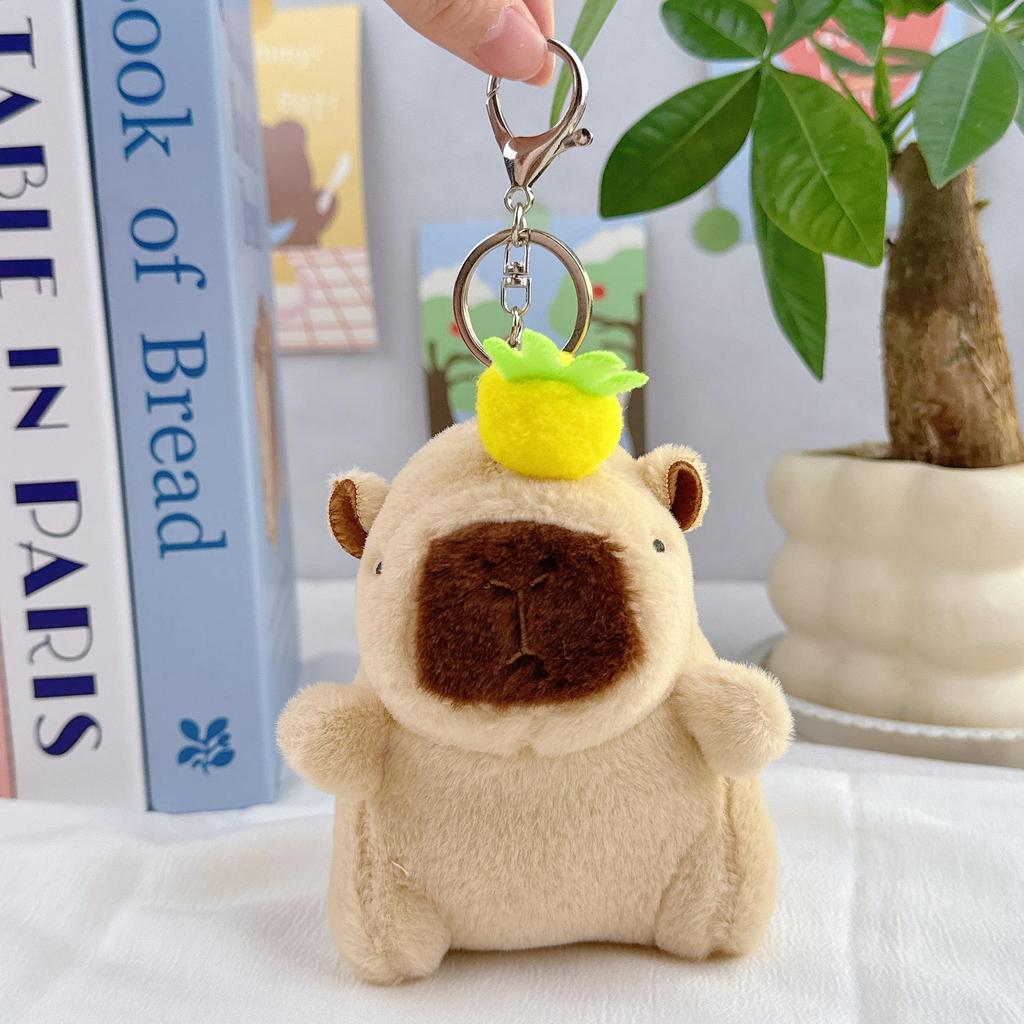 Popular Guinea Pig Plush Keychain - Cute Cavy Backpack Charm & Ornament