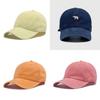 Mens Worn Cotton Look Water Washed Cotton Embroidered Baseball Cap Protect Sun