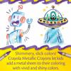 Crayola Metallic 24Count Crayons,