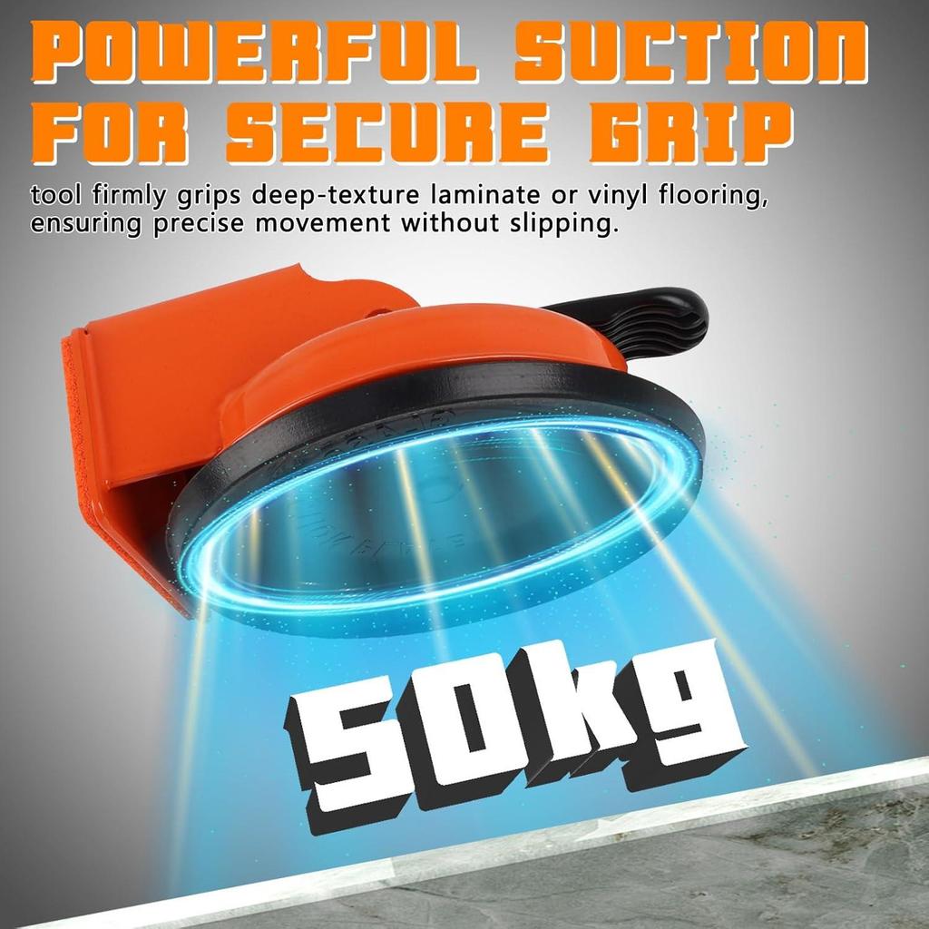 Floor Gap Fixer Tool,Plank Grabber with 4.84'' ,Suction Cup for Laminate Wood Tile Vinyl