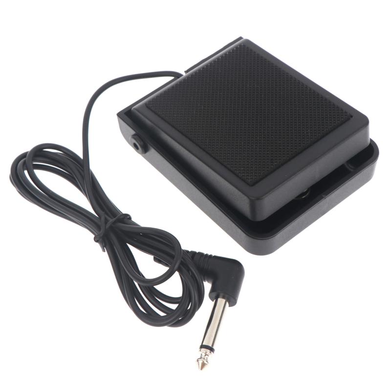 1Pcs Universal Sustain Pedal With Chrome Pedal Non Slip Base For All Digital Pianos Electronic Keyboards Home Practice
