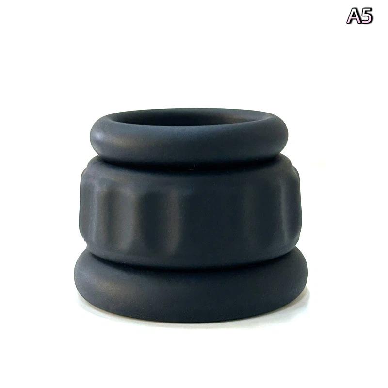 Man Male Penis Lock Cock Ring Bondage Erection Ball Ring Delay Ejaculation Reusable Enlargement Ball Stretcher Sex Toy
