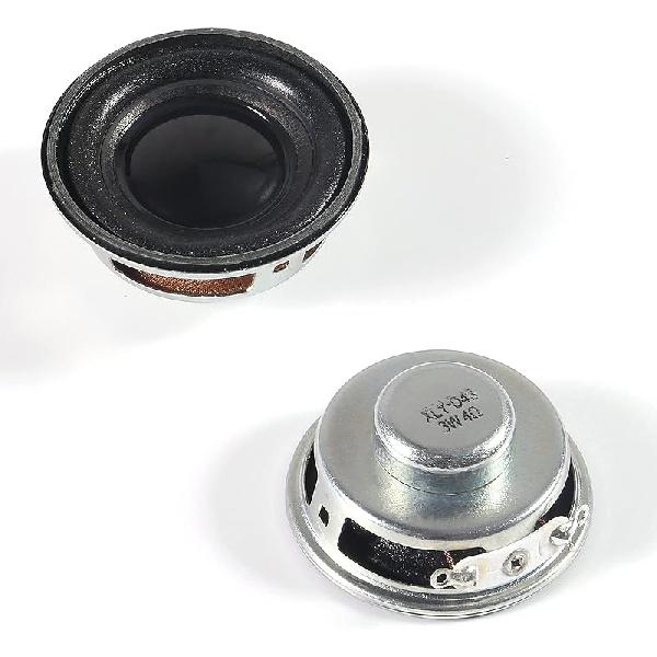 2PCS 1.5" 4Ohm 3W DIY Small Full Range Audio Speaker Stereo Woofer Loudspeaker for Arduino and DIY Speaker