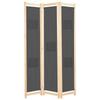 3-panel Room Divider 120x170x4 Cm Fabric