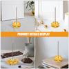 3 pcs Incense Burner Holder Lotus Shape Brass Resin Charcoal Discs Catcher For Stick Cone Home Fragrance Outdoor Indoor Use