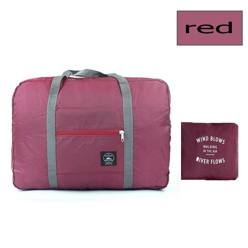 

Large Capacity Foldable Nylon Travel Luggage Clothes Organizers Unisex Waterproof Handbags for Men and Women