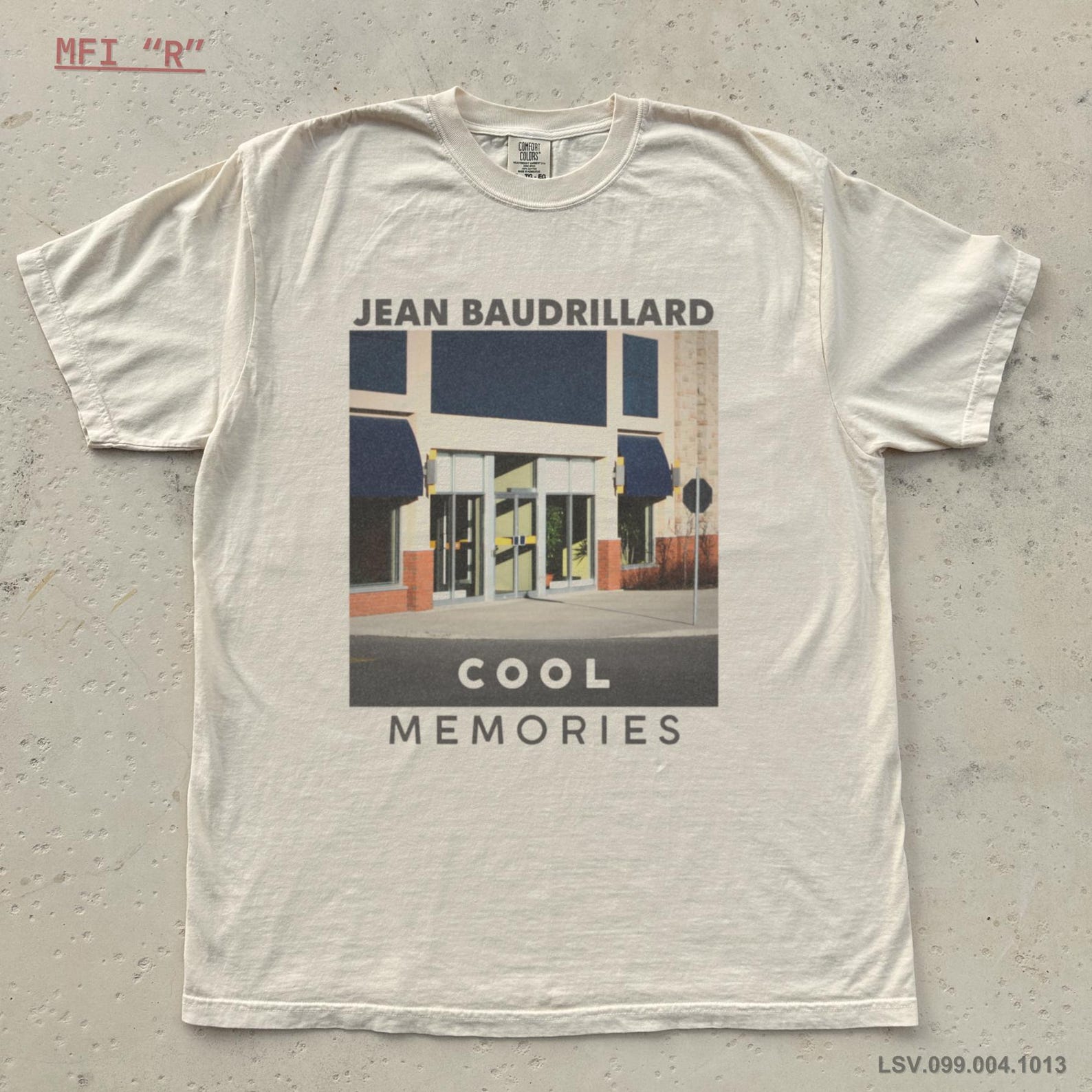 Cool Memories | Jean Baudrillard Mall Nostalgia Tee, Liminal Spaces, Neo Capitalism, Consumer Society French Philosophy Shirt, Hauntology 2XL