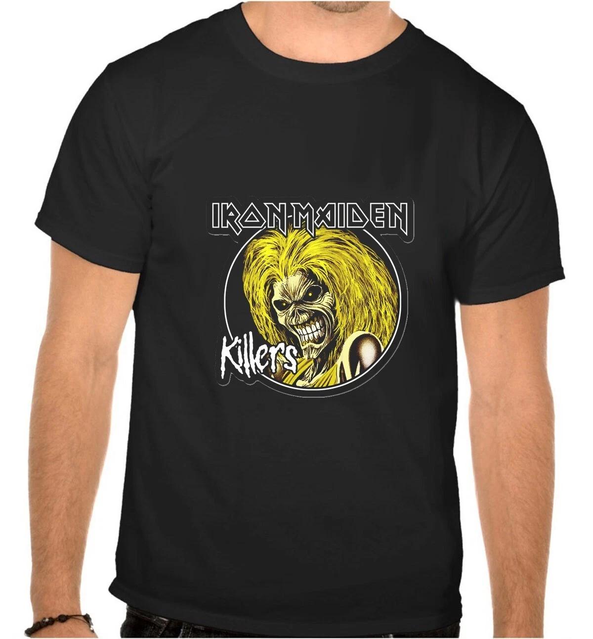 

IRON MAIDEN ROCK MUSIC LOGO Black T-SHIRT -1169- S