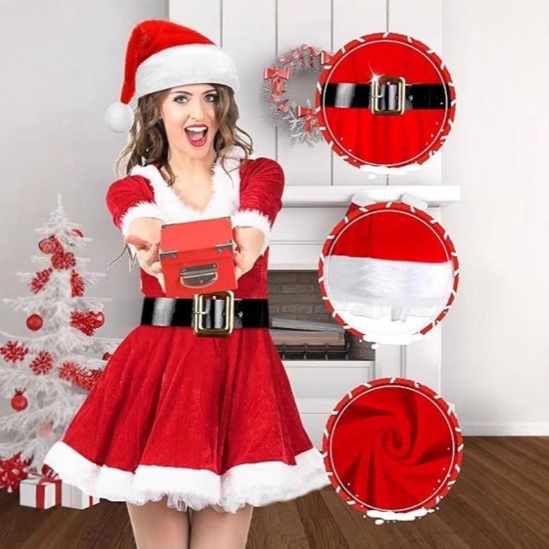 Christmas Adult Women's Costumes Christmas Costumes Holiday Party Costumes Christmas Costumes Santa Claus Performance Costumes
