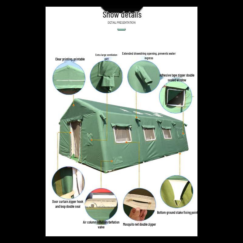 Jiazhisheng 40sqm Military Inflatable Tent