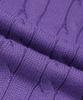 BROOKS BROTHERS [Women'S] Cotton Cable Crew Neck Short Sleeve Sweater (Violet) (Bbwrwb201Atfm)