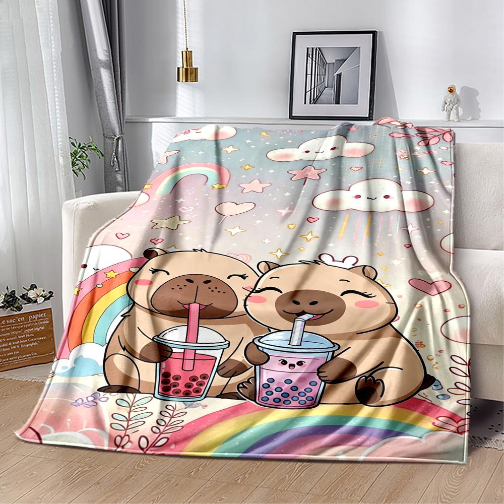 1pc Heart Shaped Bears Blanket Comfortable Soft Lightweight Perfect for Travel Camping Picnics Sofa Office bedroom Gift for Friends