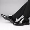 Fashion Black Dress Shoes Man Spring Autumn Social Shoe for Men Brown Pointed Toe Official 2024 Trend Italian Gentleman Low Price Party