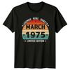 Legends Were Born Unisexs TShirt March Vintage 49th Birthday Gift For Him