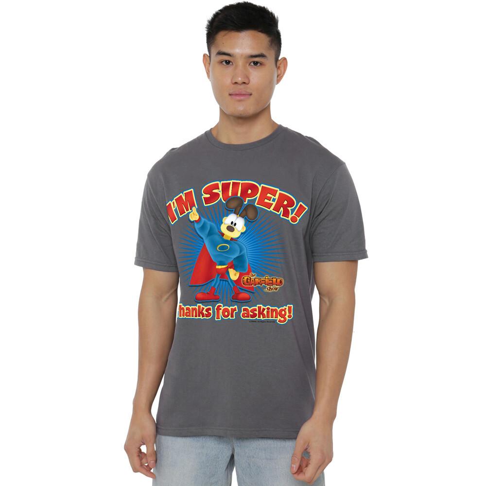 Garfield Super T-Shirt S-4XL Charcoal XXXL