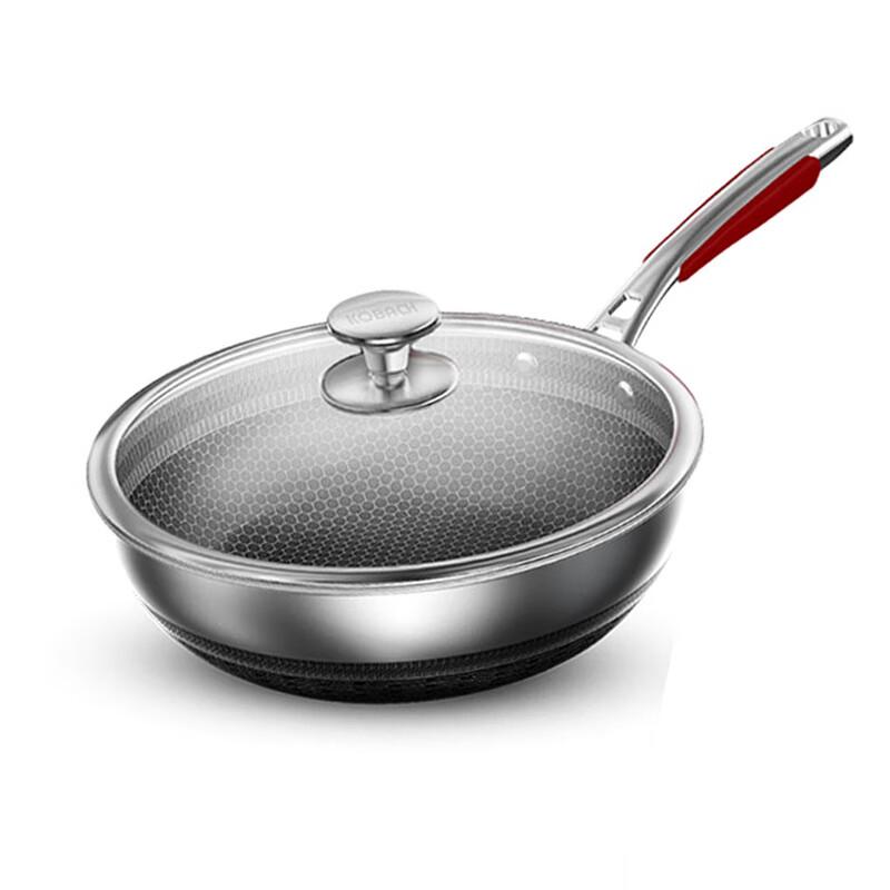 

Kangbahu 28cm 316L Stainless Steel Non-Stick Wok