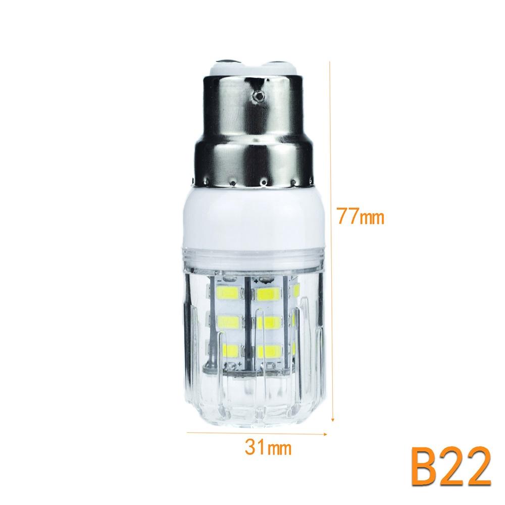 DC 12V 24V E27 G9 GU10 LED Corn Light Bulbs E26 E12 E14 B22 Spotlights 7W 27LEDs Home Bright Table Desk Lamps Indoor Lighting
