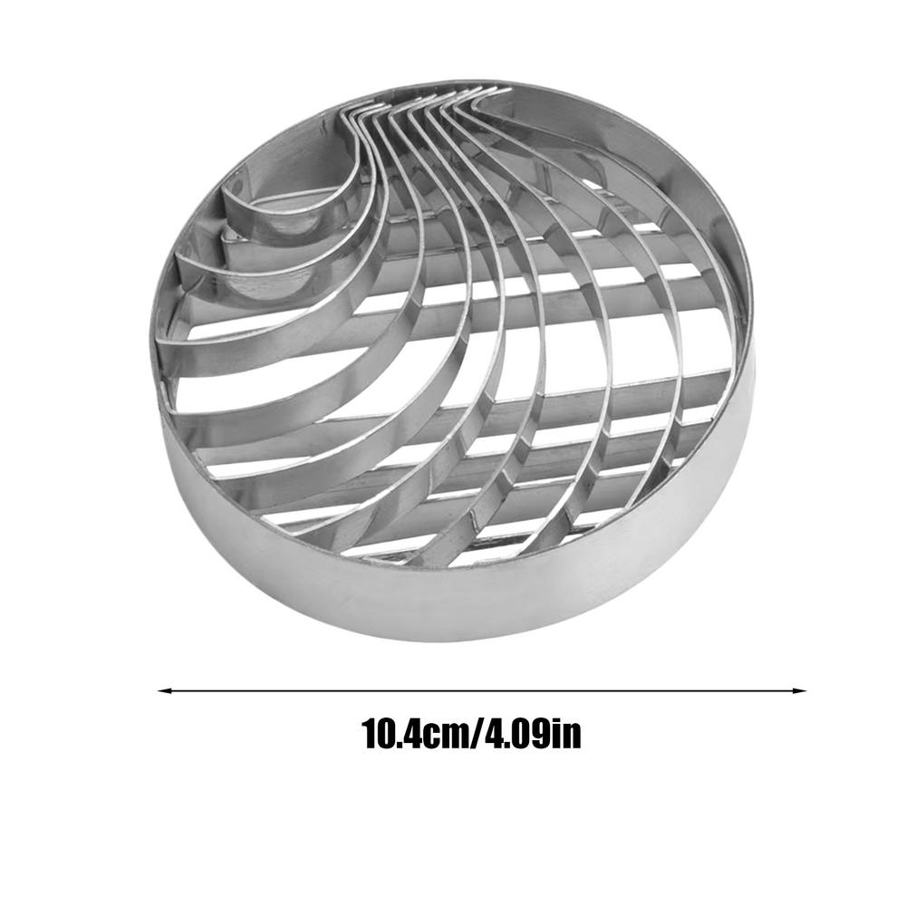 

Concha Cutter Stainless Steel Bread Stamp Sandwich Bread Tool Double Sided Conch Cutter Cake Mold for Baking kitchen tools срібний