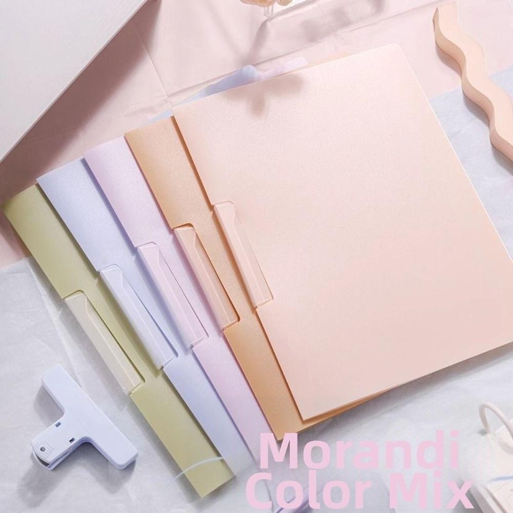 5Pcs Waterproof A4 File Folder Dustproof Paper Organizer Rotating Side Opening Folder  School Office