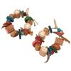 Bird Chewing Toy Natural Hanging Parrot Cage Bite Toy for Small To Medium Sized BirdsType C