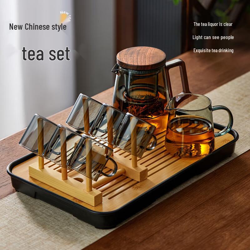 Niyee Heat-Resistant Glass Teapot Tea Set
