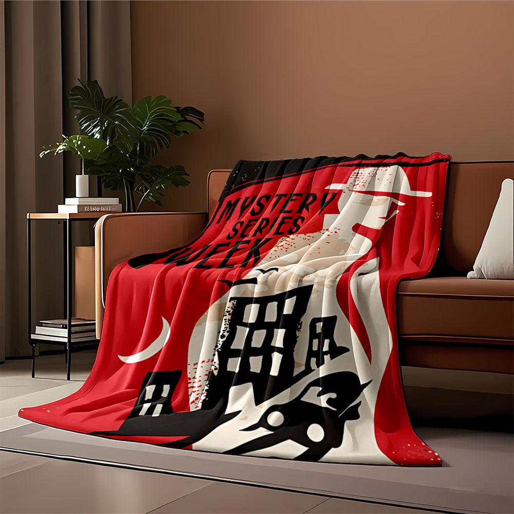 Mystery Series Design Blanket for all seasons blanket lunch break throw gift