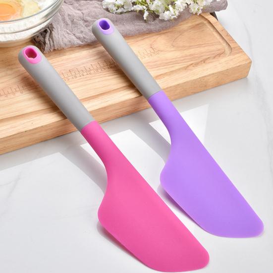 Butter Spatula Silicone Cake Spatula with Ergonomic Handle Flexible Blade Heat-Resistant Baking Tool for Spreading Scraping Leveling