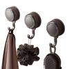 3Pcs Reusable Suction Cup Hooks Waterproof Bathroom Towel Hooks Kitchen Storage Hook  Entryway