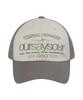 Awoseiawo Lettering Logo Ball Cap Dark Beige/Beige
