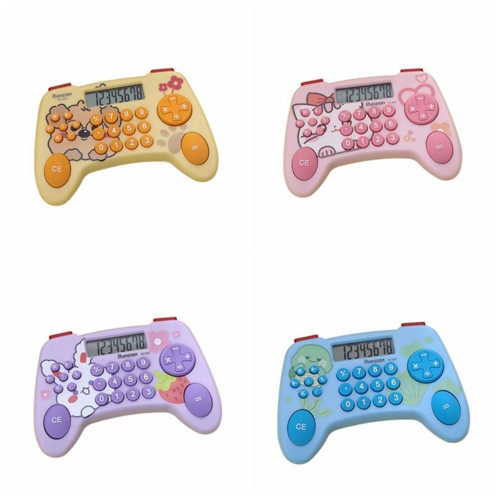 Kształt Konsoli do Gier Kreskówkowy Kalkulator Kreatywny Kalkulator Studencki Rachunkowość Finansowa