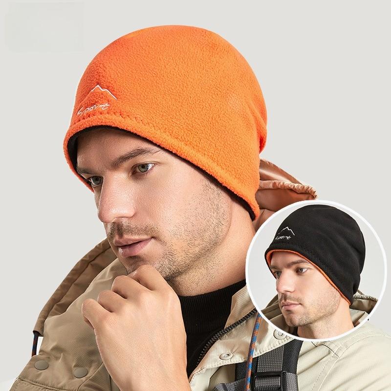 Winter Ski Hat For Men With Fleece Material And Warmth For Outdoor Activities