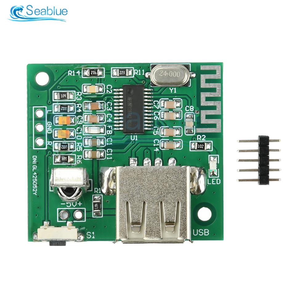 

DC 3.3-5V Bluetooth 5.4 Audio Receive Module 2.0 Dual Channel Stereo Lossless Decode Board Support Low-power Encoding Protocols