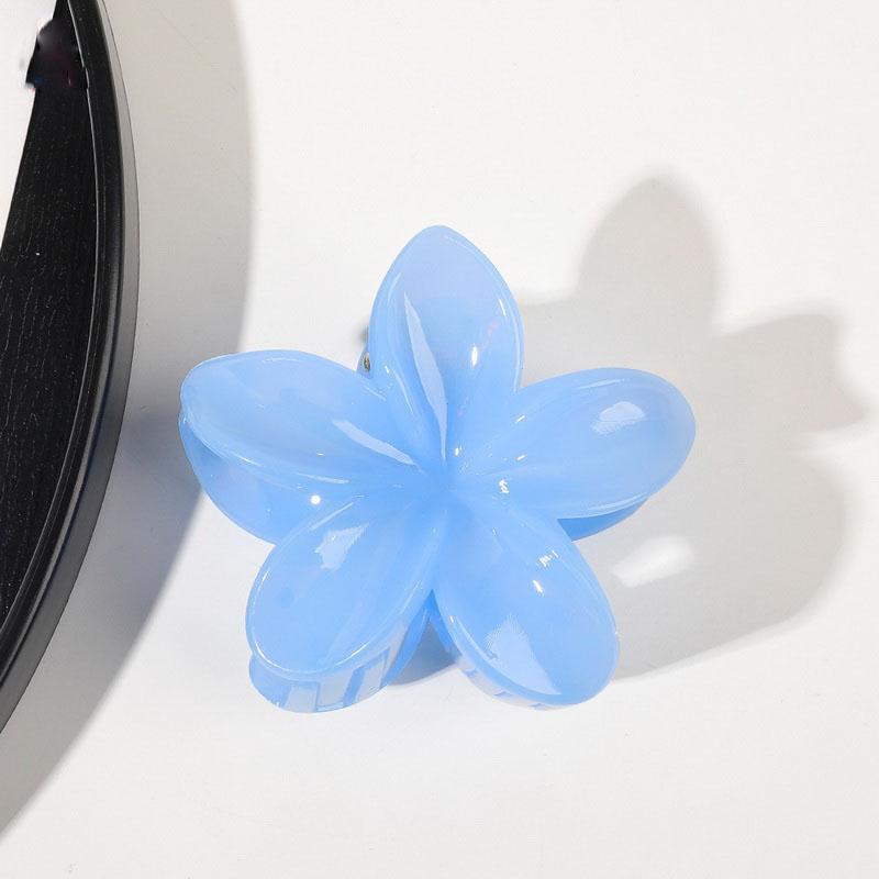8CM Boho Flower Hair Clip for Women Hawaiian Gradient hairclip Bohemia Flower Hairpin Vacation Hair Claw Clip Sweet Barrettes