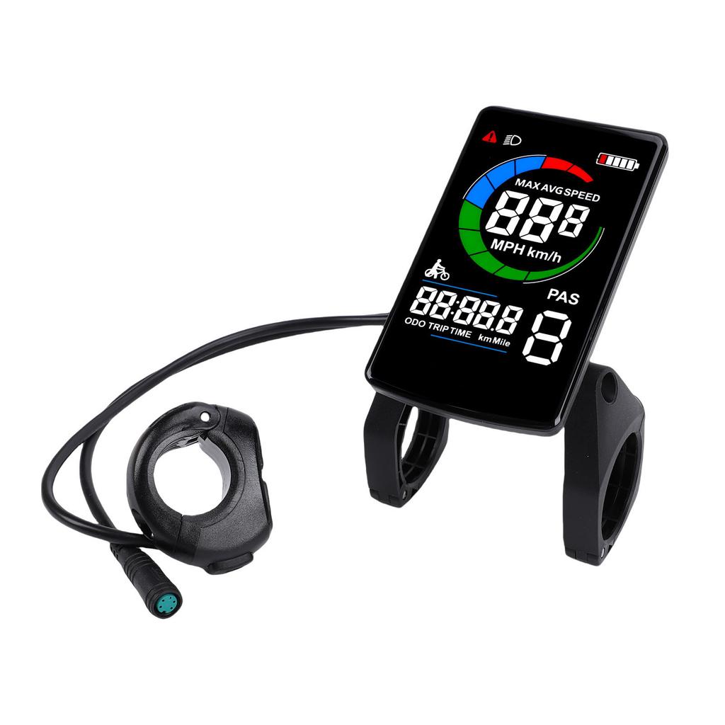 Display per Bicicletta Elettrica Adatto per Motore Centrale BAFANG G340 G320 Schermo Pannello di Controllo Bicicletta Elettrica Impermeabile con Connettore a 5 Pin
