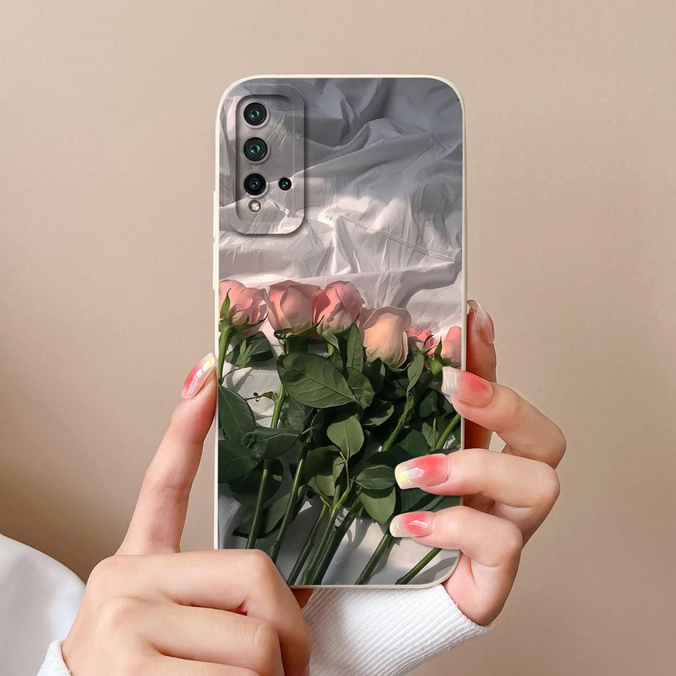 Case For Huawei Nova 5T Cover For Huawei Nova 6 Nova 7 Cartoon Bumper For Nova 5 T Nova6 Nova7 Soft Liquid Silicone Phone Cases