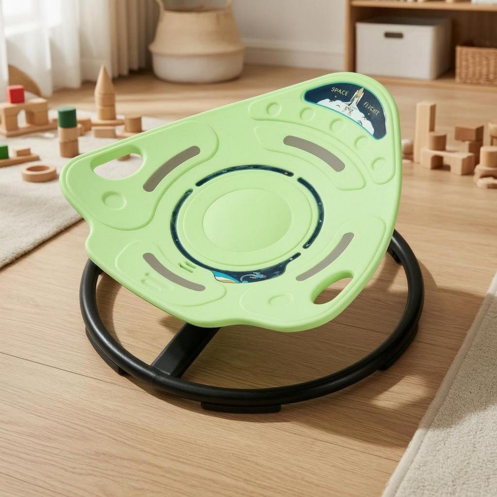 Swivel Chair Sensory Play Balance Handholds Seat for Children