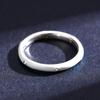 Modian 925 Sterling Silver 4-barevné smaltované prsteny pro ženy Muži Romantické páry prsteny Snubní prsteny Šperky