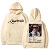 Rapper Quevedo Buenas Noches Sudadera con Capucha del Álbum Moda Masculina Sudadera de Forro Polar Casual Oversize Streetwear Regalos