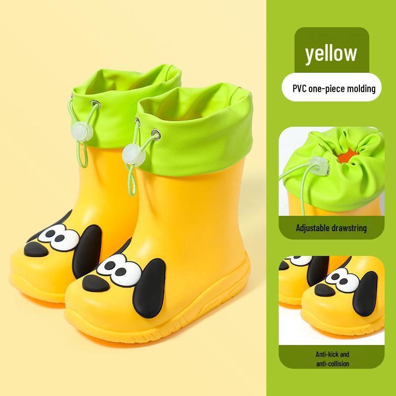 Cartoon Kids' Waterproof Rain Boots - Cute and Trendy for All Seasons