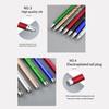 0.5mm Gel Pen with Clip Portable Refillable Pens Phone Holder Signatures Writing Tool Stationery School Office Home