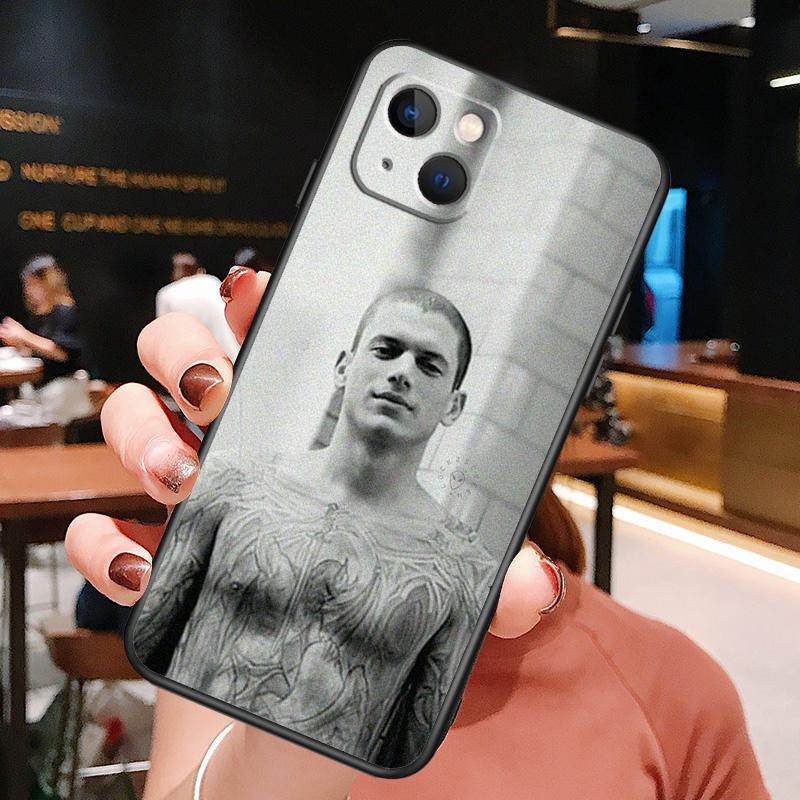 Prison Break TV Show Phone Case For iPhone 16 Pro Max 15 14 12 11 13 Pro Max Plus 12 13 Mini XR 16e Funda Silione Cover