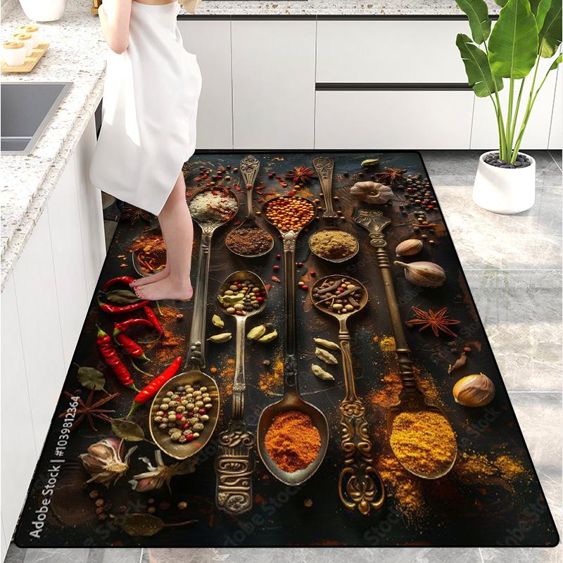 Modern Kitchen Mat Home Entrance Doormat Hallway Bedroom Living Room Decoration Floor Carpet Balcony Bathroom Long Rug