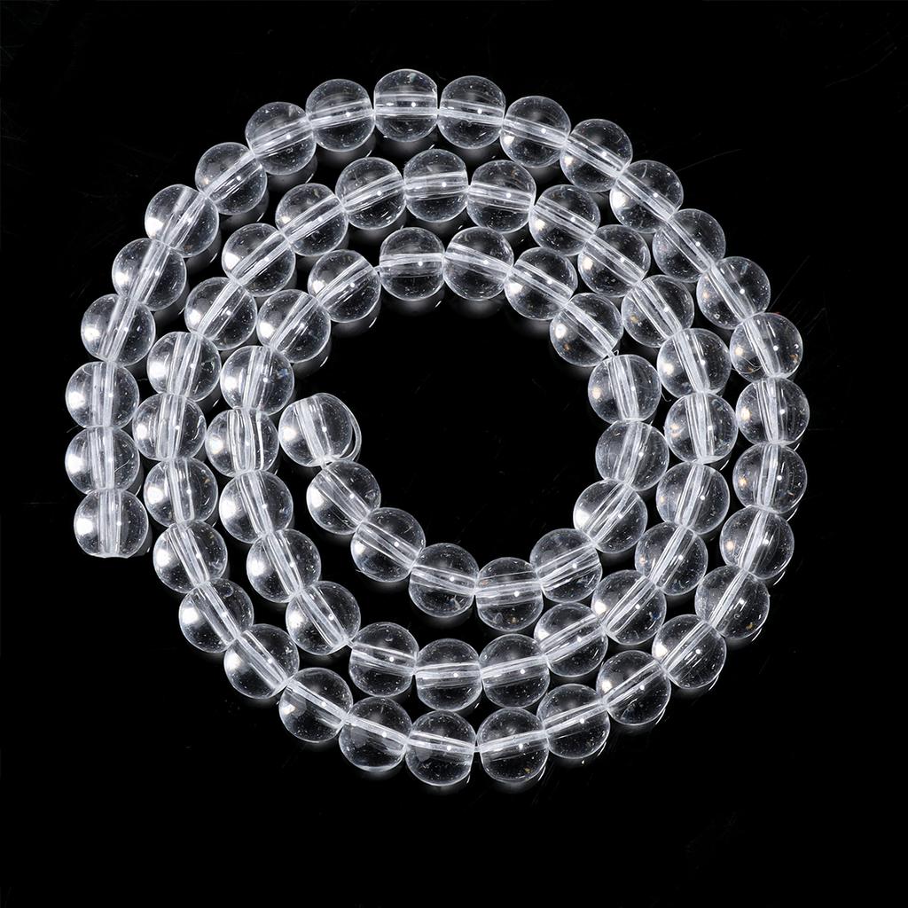 1 Strand 6/8mm Solid Color Glass Beads Loose Spacer Round Beads For Jewelry Making DIY Handmade Bracelet Necklace Accessories
