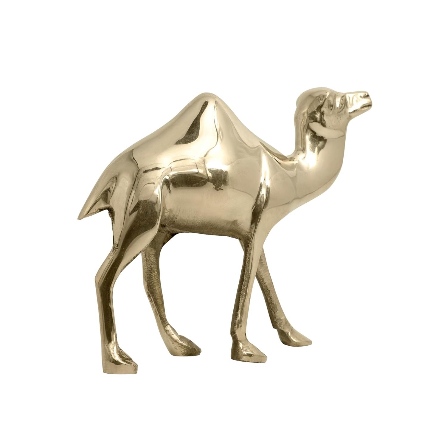 

Brass Camel Statue | Height-16 cm Aprrox. | Vastu Idol for Home and Office | Zonal Placement-West/WNW | Camel Statue for Vastu