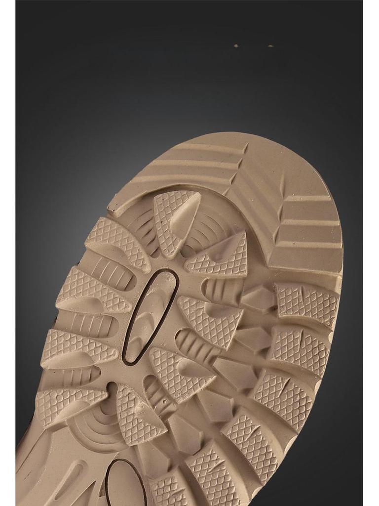 Men's Winter High Top Snow Boots - Large Size, Warm Cotton, Thick Wool Lining