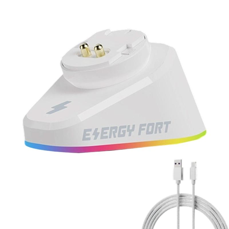

2 in 1 Magnetic Wireless Charging Stand Charging Dock Replacement for GPW4/G502/X/G903 Computer Mouse Accessories